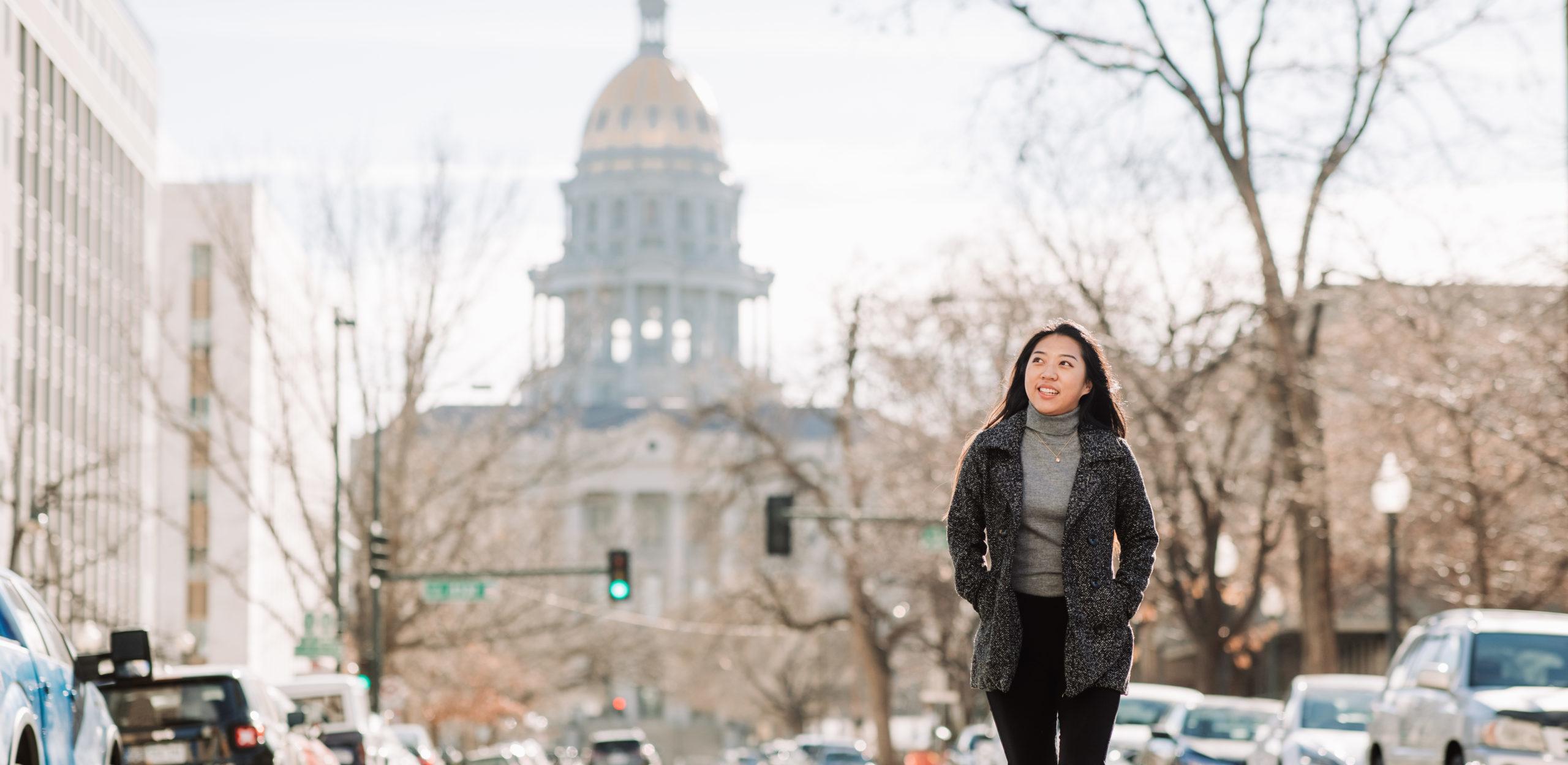 Li Chen Chen, an English major at MSU Denver, is among six students selected for a new internship focused on public service.
